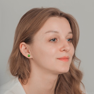 Пусеты Fiore Luna,  Peridot, SWE2127/2 PE G Пусеты Fiore Luna,  Peridot, SWE2127/2 PE G